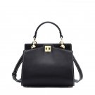 Classic Shoulder Bag PU Elegant Portable Tote Bag