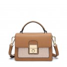 PU Leather Metal Buckle Handbag Shoulder Bag