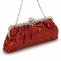 Satin Clutch Sequin Evening Clutch Bag