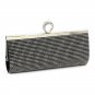 Rhinestone Ring Flap Evening Bag Clutch