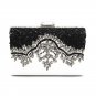 Beading Clutch Evening Bag Contrast Color