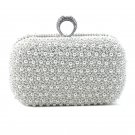 Luxury Ring Pearl Clutch Evening Bag