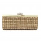 Elegant Rhinestone Clasp Flap Purse Evening Bag Clutch