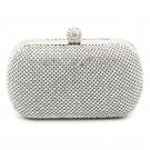 Glamour Evening Bag Crystal Hard Case Clutch Handbag