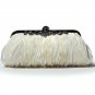Satin Pleated Envelope Evening Cocktail Wedding Party Handbag Clutch