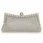 Dimple Mesh Beaded Mini Clutch Evening Bag