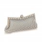 Dimple Mesh Beaded Mini Clutch Evening Bag