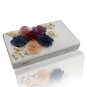 Elegant Floral Pearls Evening Chain Bag Clutch
