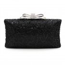 Bow-Tied Drill Clutch Bags