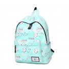 Women's Print Letter Travel Backpack Students Double Shoulder Bag