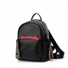 Women's PU Leather Backpack Simple Leisure Travel Bag