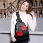 Geniune Leather Fashion Backpack Casual School Bags for Women