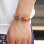 Modern Fashion Metal Anchor Leather Bracelet