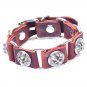 Retro Flowers Handmade Chains Leather Bracelet