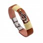 Musical Notation Shape PU Leather Bracelet