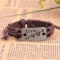 Alloy Love Heart Arrow PU Leather Bracelet