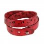 Laser Floral Lace PU Leather Bracelet