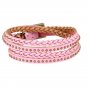Multilayer Braid & Rivets PU Leather Bracelet 4 Colors