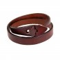 Solid Buckle PU Leather Bracelte Dual Belts
