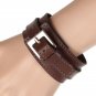 Buckle Adjustable PU Leather Bracelet