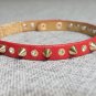 Spike Leather Bracelet Choker Stainless Steel