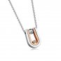 Titanium Horseshoe Couples Necklaces