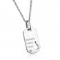 Diamond Cylinder Necklace