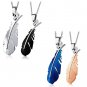 Feathers Couples Necklaces Jewelry Set