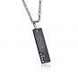 Love Style Rectangle Shape Couple Necklace Jewelry