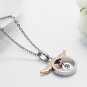 Angel Wings Titanium Steel Couple Necklace Jewelry