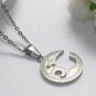 Fashion Collage Music Notes Titanium Couple Pendant Necklaces