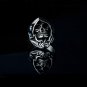 A god of death skulls punk ring