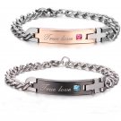 Korean Stainless Steel Couples Bracelet
