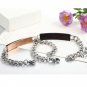 Color Rhombus Diamond Embellished Couple's Bracelet