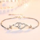 Sterling Silver Heart Bracelet Silver Bracelet