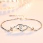 Sterling Silver Heart Bracelet Silver Bracelet