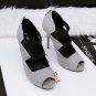 Ultra suede with single fish mouth shoes