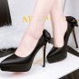 The shallow mouth bowknot heels