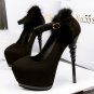 Round head rivet high heels