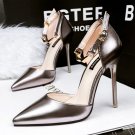 Fine words with metal buckle shoes