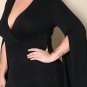 Plus Size Bell Sleeve Choker Bodycon Dress