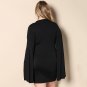 Plus Size Bell Sleeve Choker Bodycon Dress