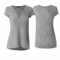 Women's Sexy Plain Deep V Neck Up Short Sleeve Blouse Top