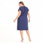 Plus Size Sexy V-neck Short Sleeve Dress