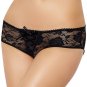 Plus Size Floral Lace Strappy Open Crotch Panty