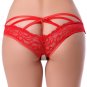 Plus Size Caged Back Open Crotch Lace Panty