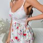 Lillian Floral Lace Babydoll Set