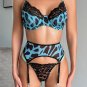 Wild Purrfection Bra and Garter Set