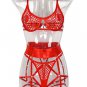 Caught In Your Trap Fishnet 4 Piece Set