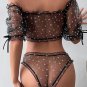 Bow Lace Babe Crop Top Set